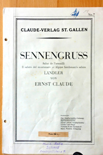 Sennengruß noten für - sennengruß,,