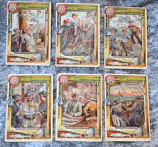 64602 Apotheker Lahusen Jod Eisen Lebertran  Serie D Fischerei 6 Sammelbilder