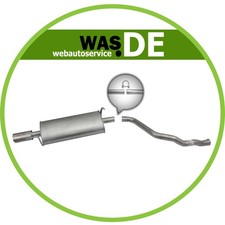 Endschalldämpfer Audi 80 (8C, B4) 2.0 und 1.6 auch Avant, Auspuff