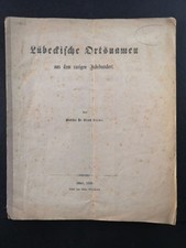 Lübeckische Ortsnamen aus dem