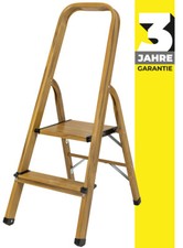 Craftfull Stehleiter Aluminium Haushaltsleiter klappbar Holz Klappleiter CF-133A