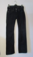 CR 2421 Schumacher Damen Jeans Gr. S dunkelblau Hüftjeans stretch Bootcut Jeans