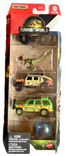 Matchbox Jurassic World Rebirth 5 Pack 1:64 Modellauto 5er Set Explorer Jeep OVP
