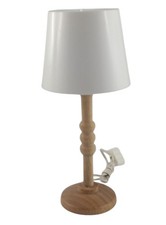 Stehlampe  mit Holzfuß Lampe
