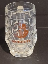 altes Bierglas Birra Moretti