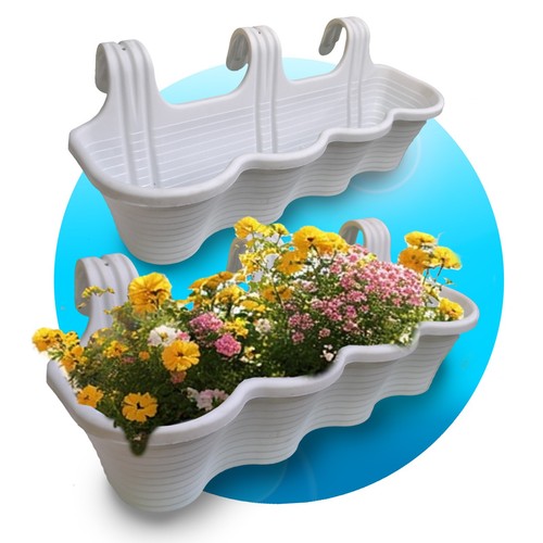 Blumenkasten mit halter - blumenkasten,