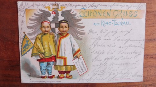 Postkarte schönen gruss - ak,