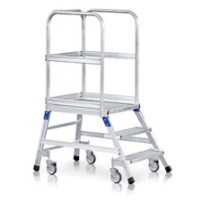 Zarges Podestleiter fahrbar