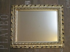 Wandspiegel 43x36 Spiegel BAROCK Rechteckig ANTIKSILBER Bilderrahmen Arabesco 2