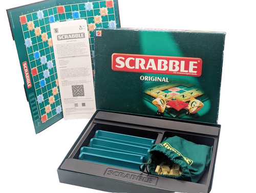 Scrabble original mattel - scrabble,