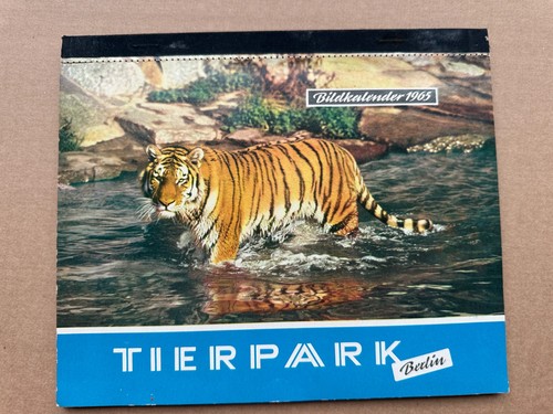 Alter kalender vom tierpark - kalender,