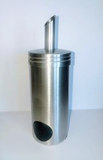 Desing Zucker- und Süßstoffspender zwei in Einem Edelstahl gebürstet