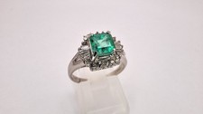 Ring 1.46ct Smaragd & Diamant
