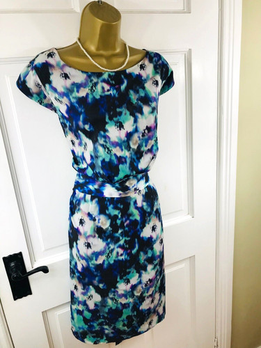 Minuett blau bunt blumen - blau, &