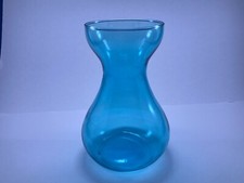 Hyazinthen Glasvase Blumenvase Deko Pastellblau 14,5 cm