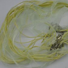 Halsband Organza Band VIELE FARBEN Halskette Stoffkette Trachtenschmuck 1 cm NEU