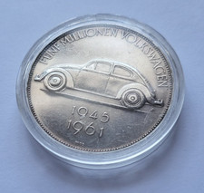 ca. 25g 1000 Silber Medaille 1961 Volkswagen Käfer Volkswagen Heinrich Nordhoff