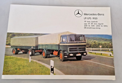Mercedes benz lps 1920 - 1920, lkw