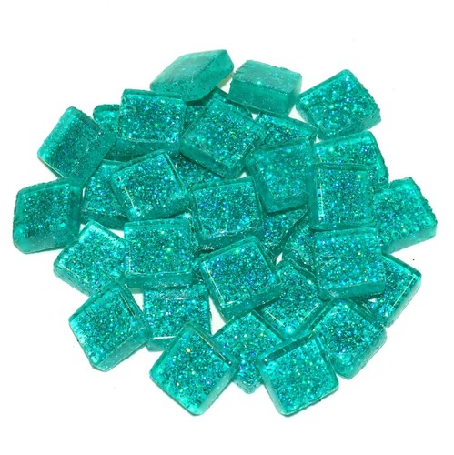 Glassteine mosaik soft türkis - mosaik,