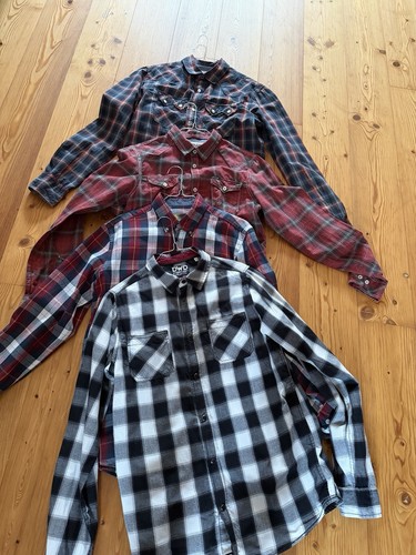 Langarm hemden 182 l - hemden, m,