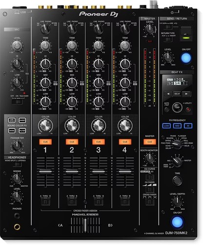 Pioneer djm 750mk2 kanal - pioneer, 4-kanal