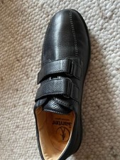 Neuwertig, 1x kurz getragen: GANTER Echtlederhalbschuhe, Gr. 4, schwarz