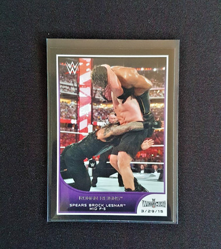 Topps wwe road wrestlemania - wwe, to