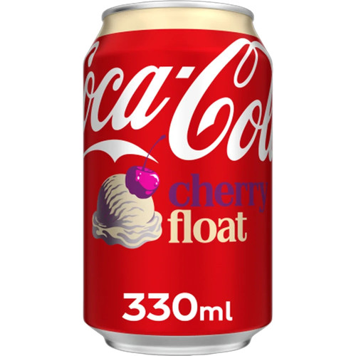 Coca cola cherry float - cola,