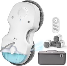 HUTT C6 Fensterputzroboter mit automatischer Bewässerung von 80ml mit 6pcs Stoff