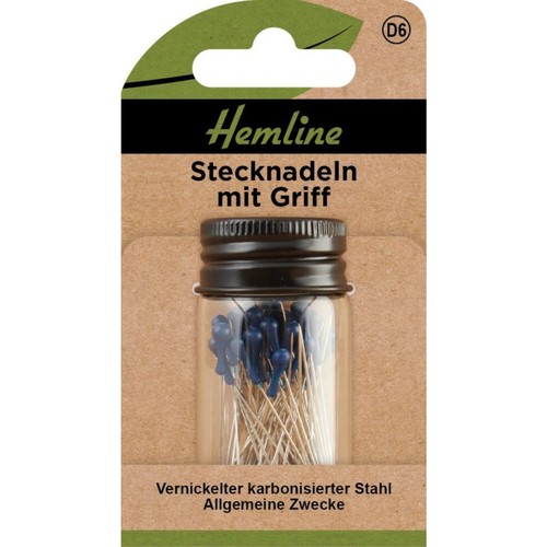 Stecknadeln 6x42mm easy grip - stecknadeln,
