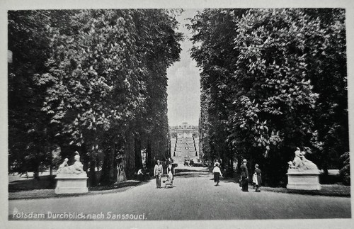 Potsdam sanssouci park - ak,