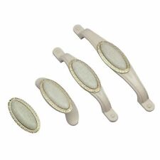 Exklusive Möbelgriffe Gold Barock Rokoko Arabic Creme Farben Weiß Stein Antik