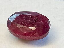 Rubin Roh Edelstein Madagaskar vor facettiert geschliffen H3