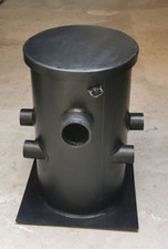 Bio Filter Gehäuse Absorber mit Pumpe für Teich Pool Garten Teichfilter Solar /6