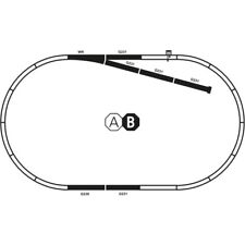 Piko 55311 A-Gleis mit Bettung Gleis Set B H0 + Neu