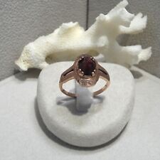 Jugendstil Granat Ring Granatschmuck Bandring Silber 925/- Antikstil Vintage