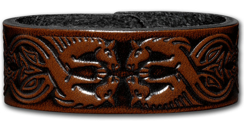 Lederarmband 24mm keltische - lederarmband,