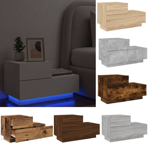 Nachttisch mit led leuchten - nachttisch,