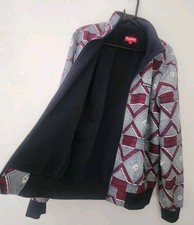 SS12 Supreme Afrikanische Windjacke Größe L Jacke Vintage 2012 Selten Mantel Top