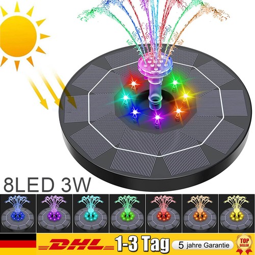 Solarpumpe brunnen 8led - solarpumpe,