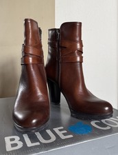 Blue cock stiefelette cognac - blue,
