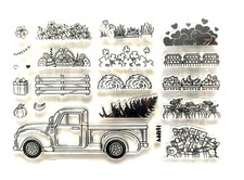 Stempel Set, Silikonstempel