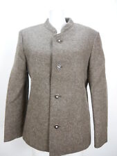 Bavaria Loden braun Stehkragen und Stickerei fescher Janker Lodenjacke Gr.50
