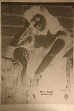 Vintage Glasnegativ Platte