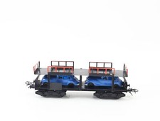 Dahmer Ehlcke H0 Güterwagen Autotransportwagen mit 2 PKW 4-achsig