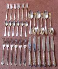 WMF Menue - Besteck  2100 - Chippendale - Silber 800 -  6 Pers. - 30 Teile