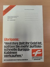 Claas Bestellungsblatt Verdeck stoffteil Prospekt Traktor tractor brochure M1