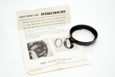 Nikonos Gegenlichtblende / 52mm Filterhalter mit Anleitung. Für 28mm / 35mm Objektiv