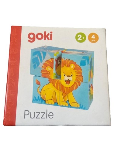 Goki würfelpuzzle löwe - würfelpuzzle,