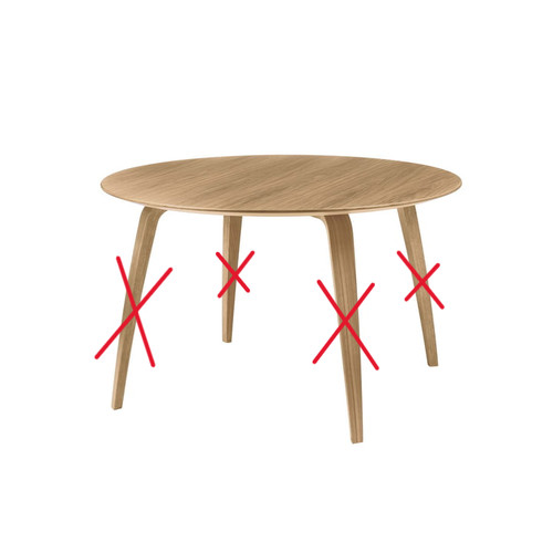 Gubi esstisch tisch - esstisch,